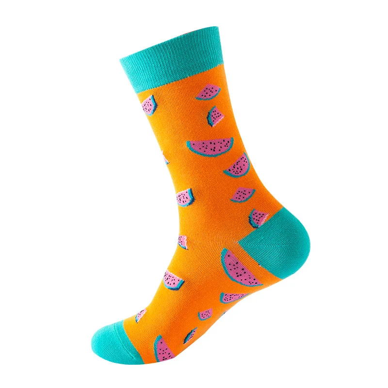 

Stocking design Amazon hot sell fashion women fruit socks, Multi colors