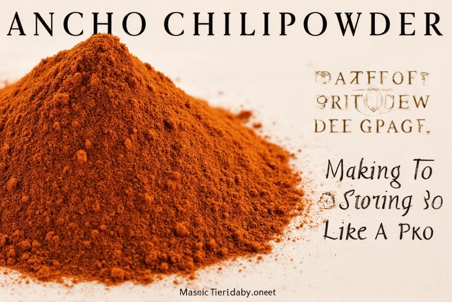 Mole sauce with ancho chili