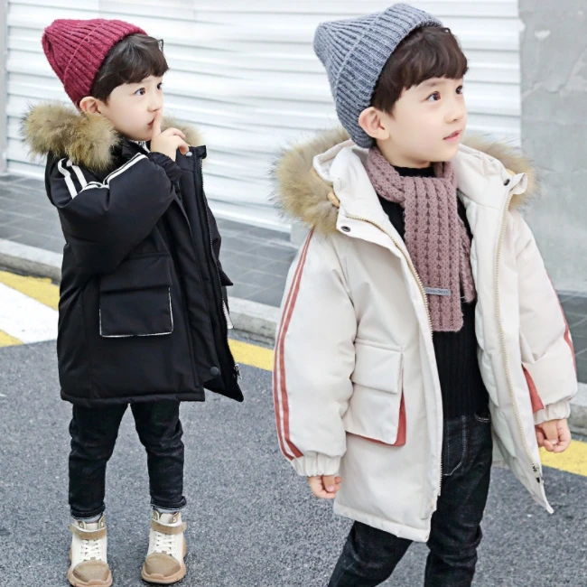 
SE7075 Korea fashion new arrival children winter coat hooded boy down jacket kids 