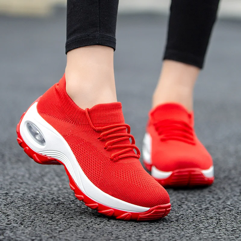 

Women Sport Running Shoes Air Cushion Sneakers Casual Walking Tennis Shoes for Women, Shown