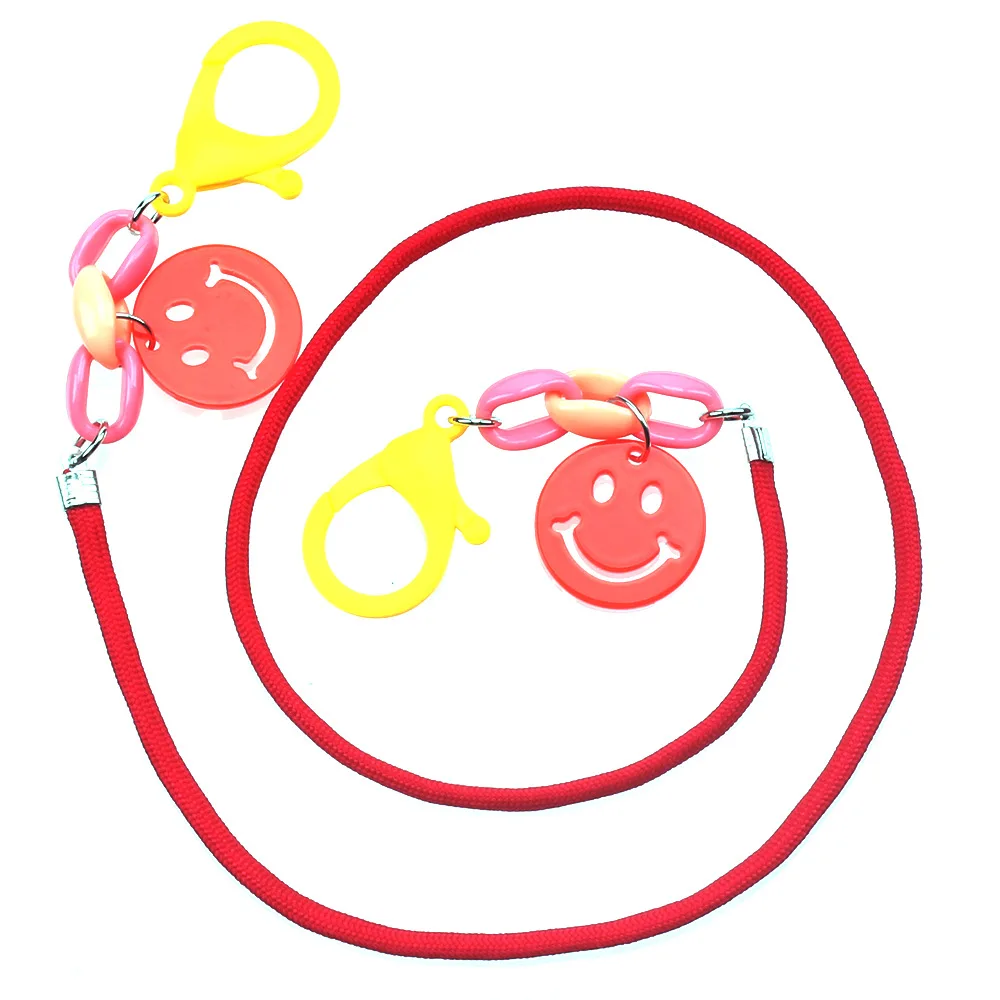 

2020 Kids Trendy Fashion Acrylic Multicolored Sunglasses Glasses Chain For Child