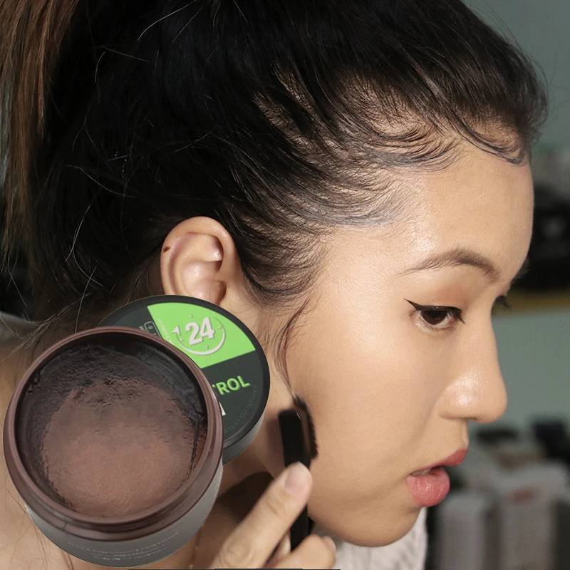 

Strong Hold Non Flaking Organic Shine Jam Braiding Edge Control And Brush Set, Transparency/crystal clear