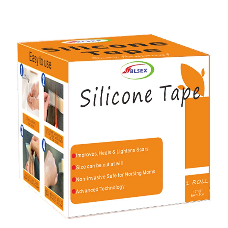 

DropShipping Medical Grade Soft Silicone Gel Tape for Scar Removal Silicone Scar tape Roll For Scar Medical Grade Wound Dressing