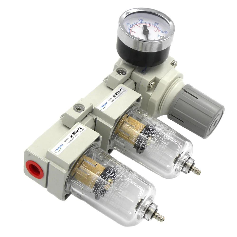 
SMC Type Pneumatic FRL Air Filter Regulator DFR-02 1/4