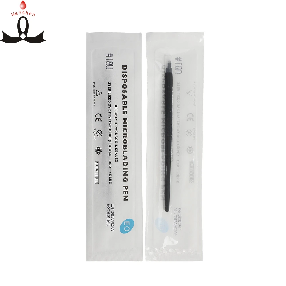 

Disposable Microblading Pens NAMI 0.16MM #18U Blade Black Advanced Training Hand Tool for Beginners