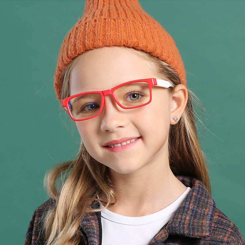

2021 DCOPTICAL silicone TPE kids boys girls computer eyeglass optical frames kids blue light blocking glasses