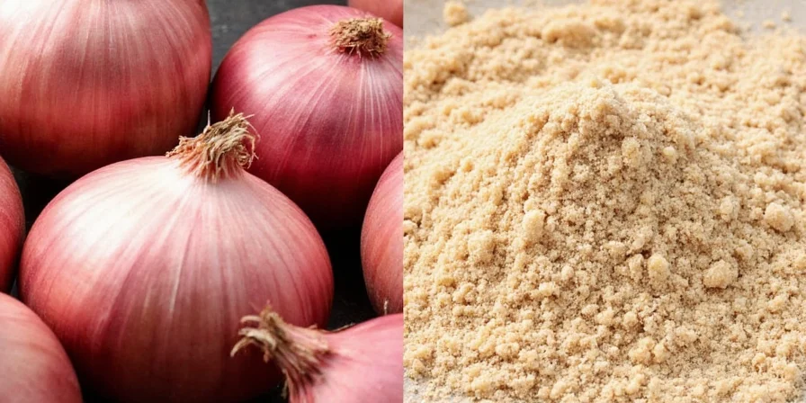 Conversion Chart of Onion to Powder