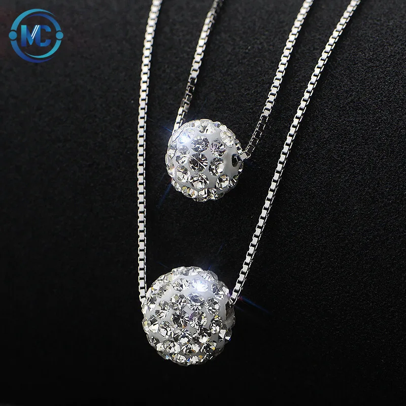 

2021 High Quality Crystal Jewelry Diamond zircon Round pendant jewelry