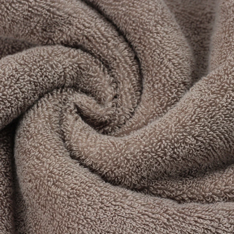 

Stock pure cotton woven textile material double-sided terry cotton towel cloth 320gsm towel cloth wholesale