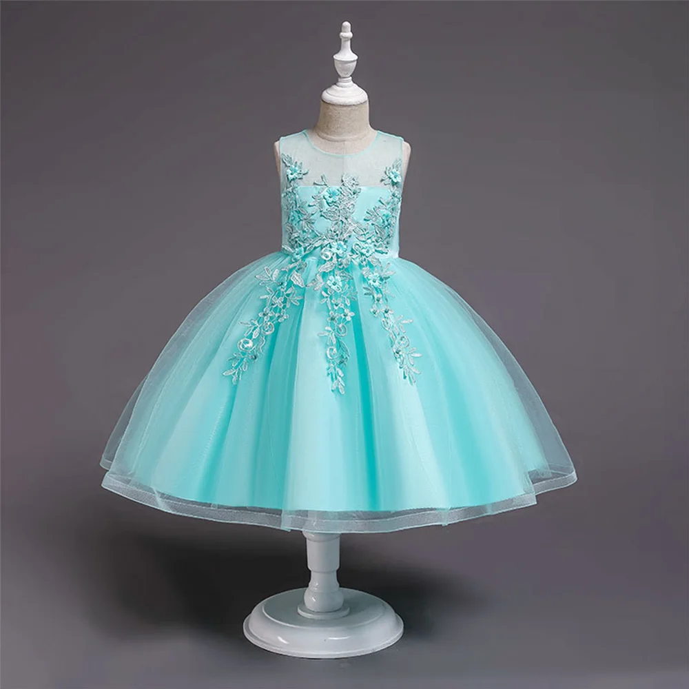 

Hotsale baby girl party dress wedding design beautiful kid dress