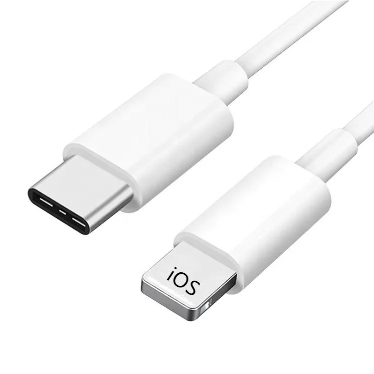 

Wholesale Fast Charger USB-C-8pin Type-c Pd Cable Sync charger cord 18W PD Charging Data Cable For Iphone For Apple, White