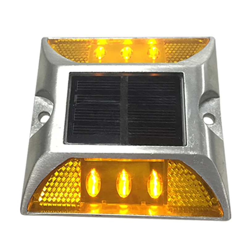 
colored LED solar Aluminum cat eye road stud reflector 