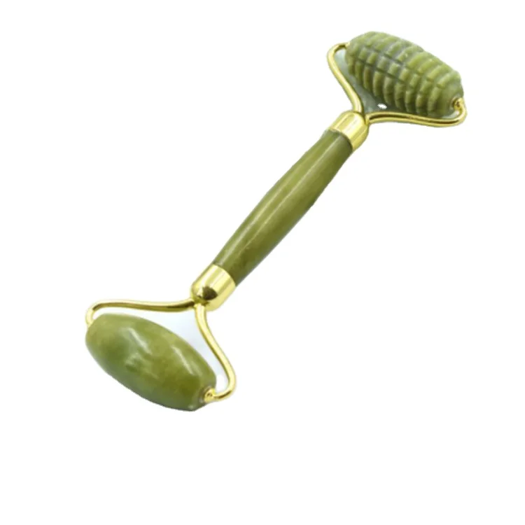 

Latest Fashion XiuYan jade roller for Face and neck anti-aging natural XiuYan jade roller Tools, Green