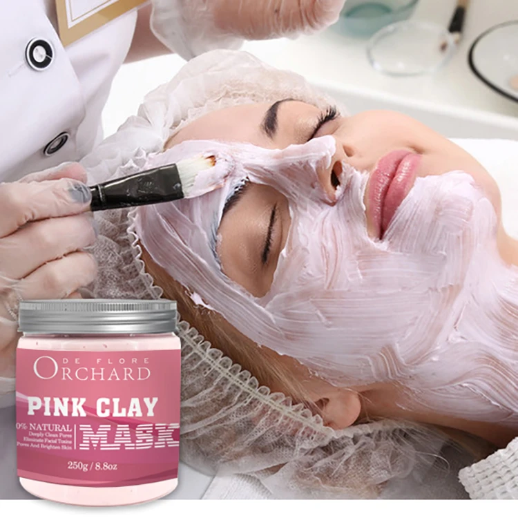 

Skin Care Pink Mud Clay Face Mask for Blackhead Acne Removal