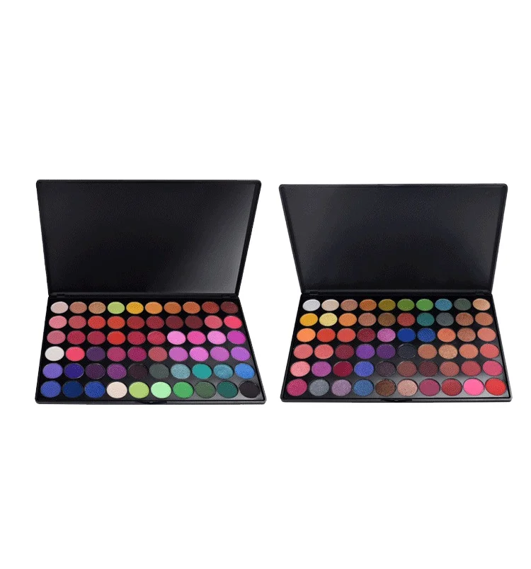 

vegan eyeshadow palette no logo high pigmented eyeshadow palette, Muliti-color