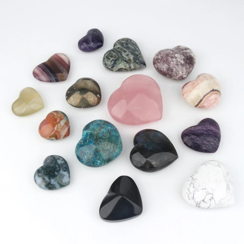 

Wholesale Natural Crystal Hearts