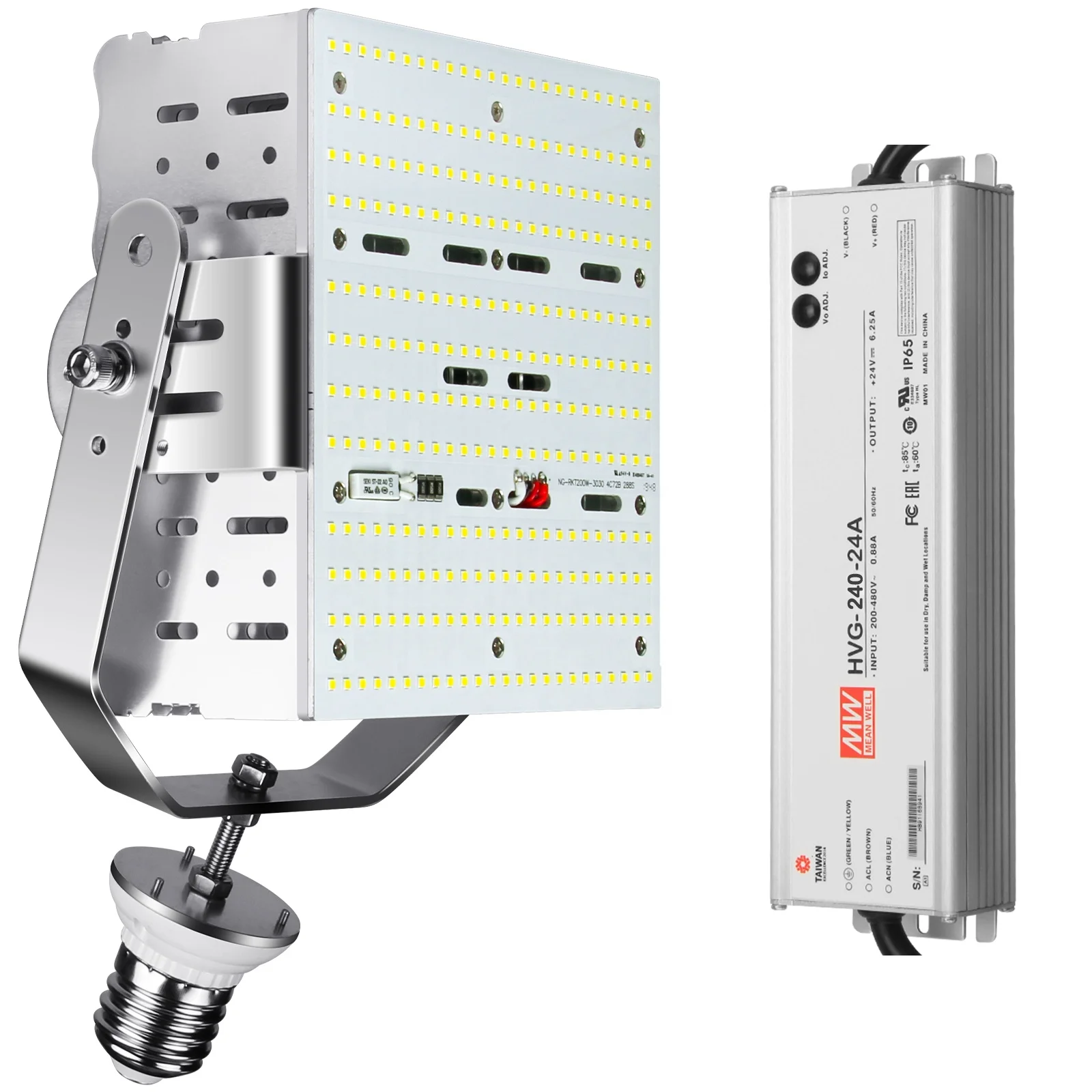 

etl AC480V 347V led retrofit kit bulb 200W Shoebox LED Retrofit Kits 6000K E39 Mogul Base LED Tennis Court Lights