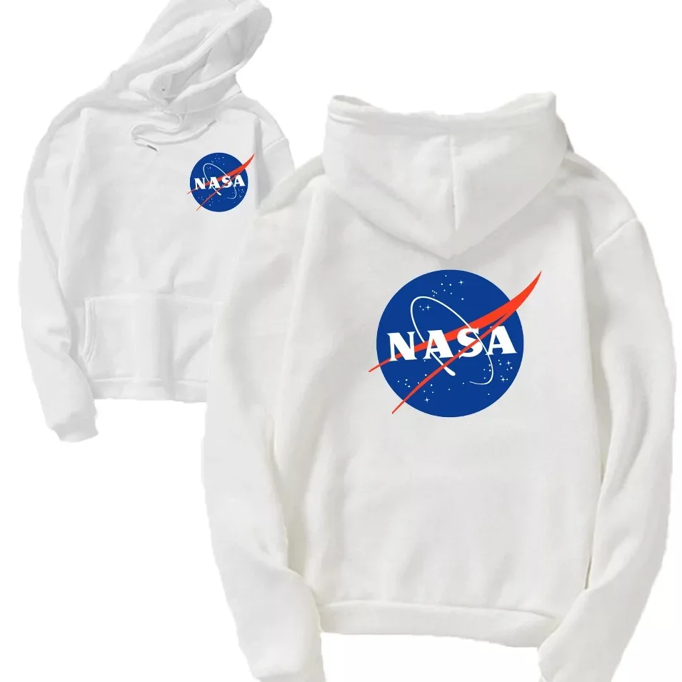 

High Quality Custom Logo Cotton Long Sleeve Sweatshirts Men's NASA Hoodies