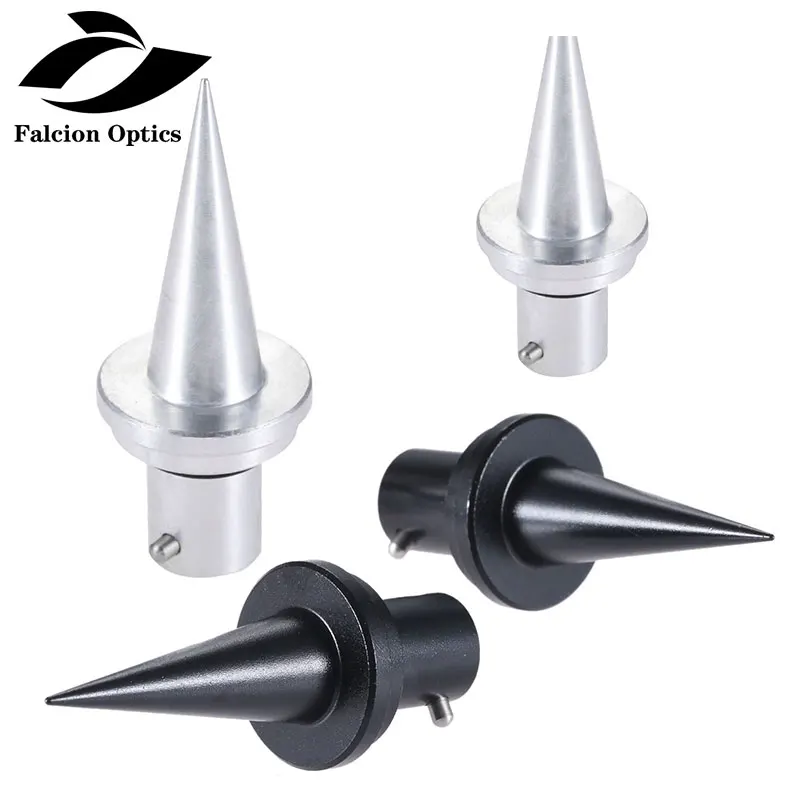 

2 Pcs CNC Aluminum Alloy Spikes Feet Rifle Gun Holder Adapter Quick Install Release Replacement for Atlas V8 Hunting