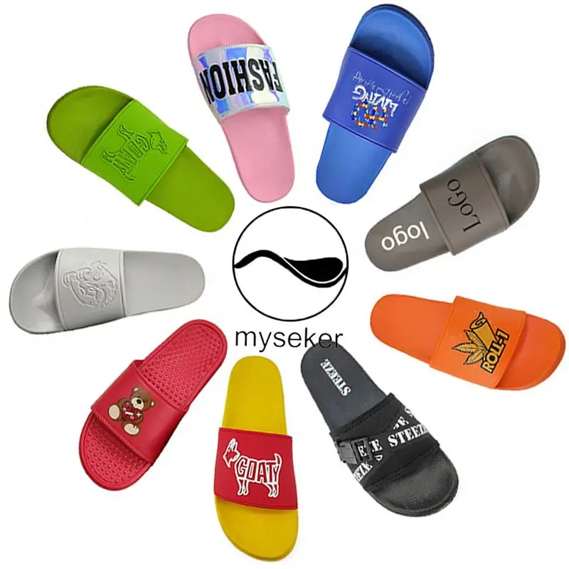 

Summer Boy Sandal 2021 Men Designer Logo Slides Bling Silk Slippers Reindeer Indoor Slipper Pink With Custom Your Black And Grey, Customized color