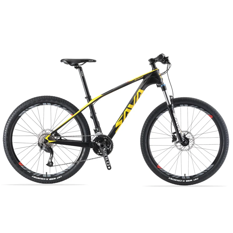 

MTB carbon mountain bike athlete favorite Dynamic bicycle 29" SAVA carbon bike, Black grey, black yellow, white red