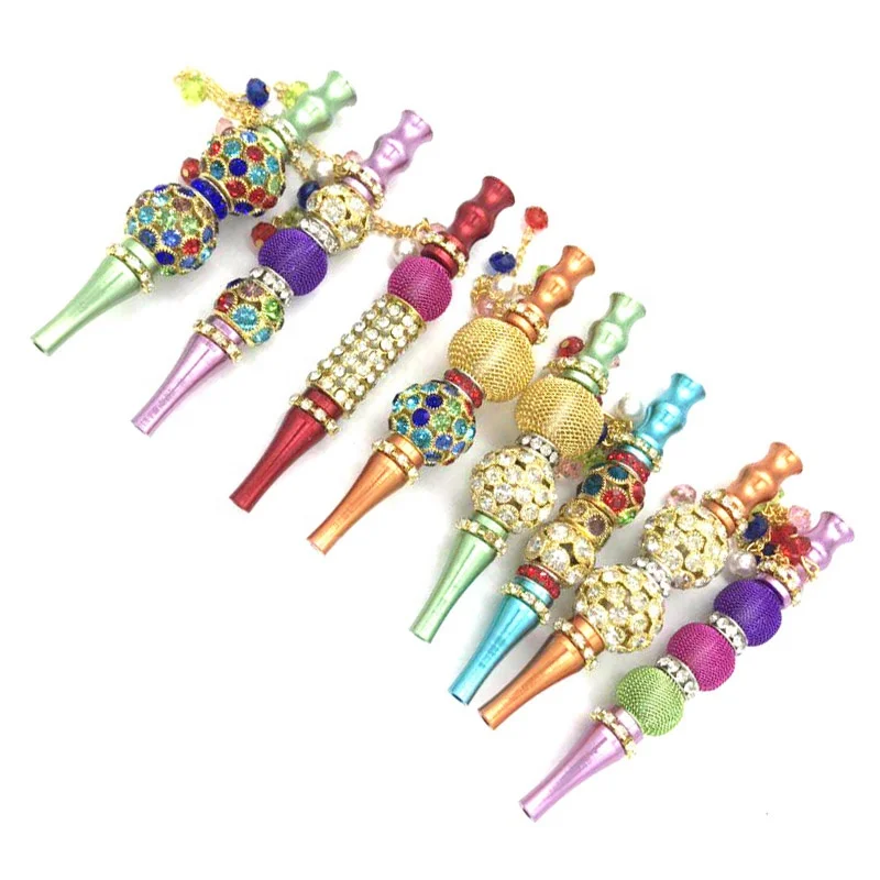 

Jewelry Blunt Holder Hookah Mouth Tips Smoking Pipe Smoking Accessories, Multi colors