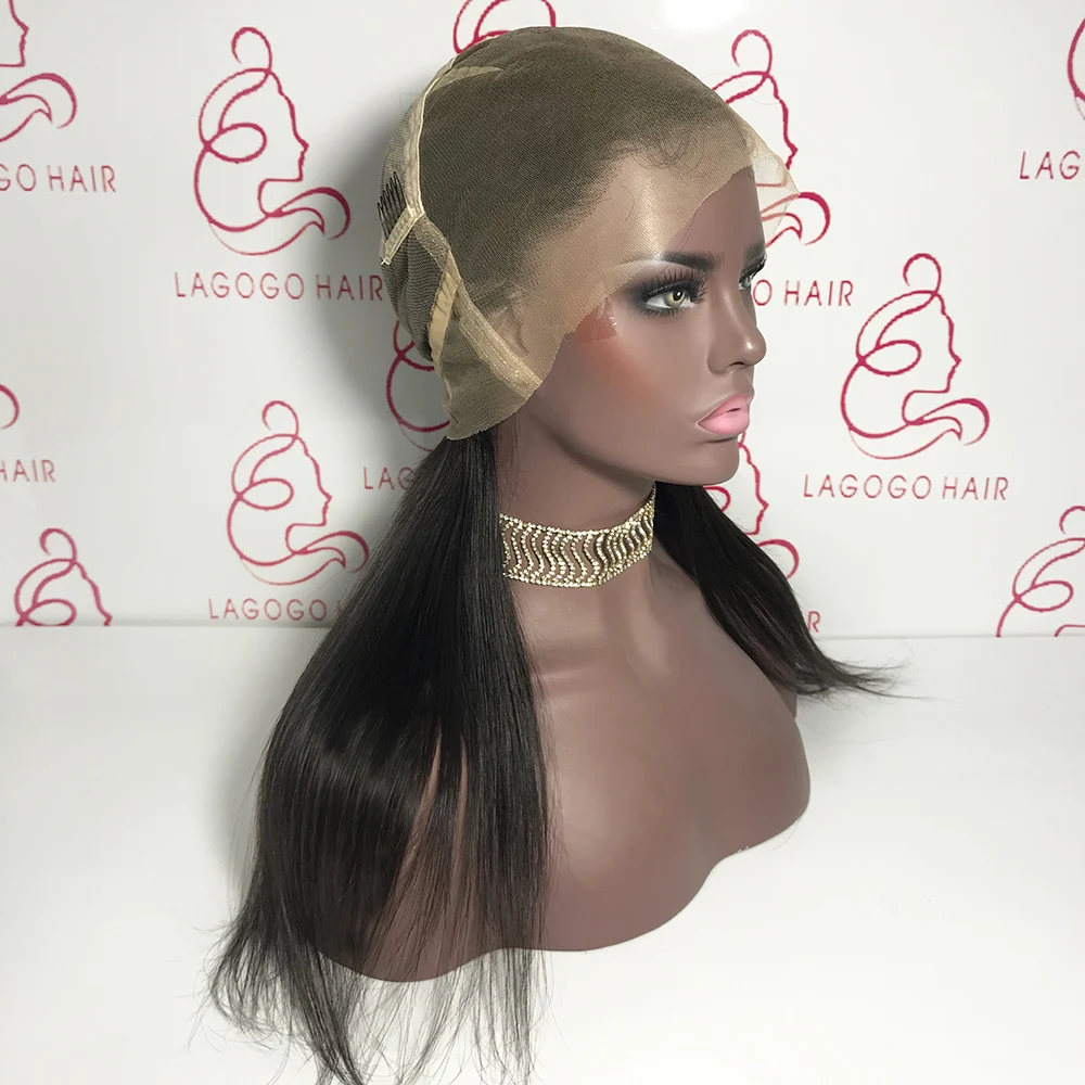 

indian virgin cuticle aligned full lace woman human natural hair wigs for black women