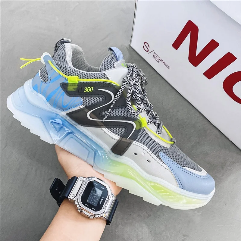 

Mesh Men's Shoes Breathable man Sports Shoes Fashion Lace-up Lightweight Casual Shoes Walking Tennis sneakers Zapatillas Hombre