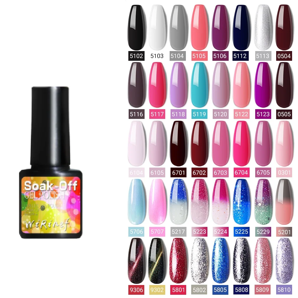 

Nail Polish Gel UV Gel 100 Colors Wholesale Soak Off Gel Nail Polish 8ml plastic bottle, 32 colors