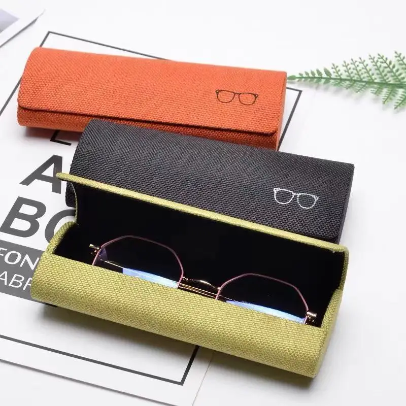 

Student Myopia Folding Glasses Case Sunglasses Women and Men Glasses Box Portable Small Glasses Box, 5 colors