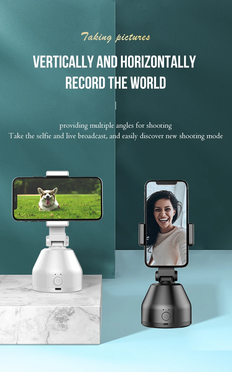Poukez - Smart Robot caméra de suivi d'objet 360° rechargeable à lomé togo