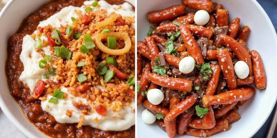 Spiced chocolate chili in a bowl
