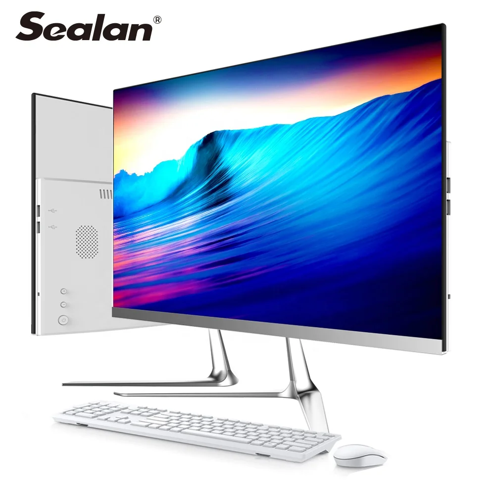 

Sealan 23.8 inch core i3 i5 i7 aio 1920*1080p hd monoblock computers laptops desktops all in one pc wifi business computer
