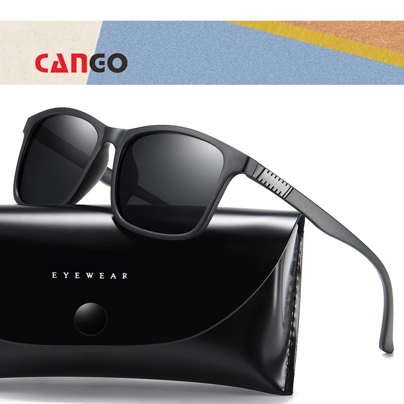 

Cango Trendy Oem Wholesale Black Retro Glasses Running Custom Logo Vintage Outdoor Matching Personalized Sunglasses