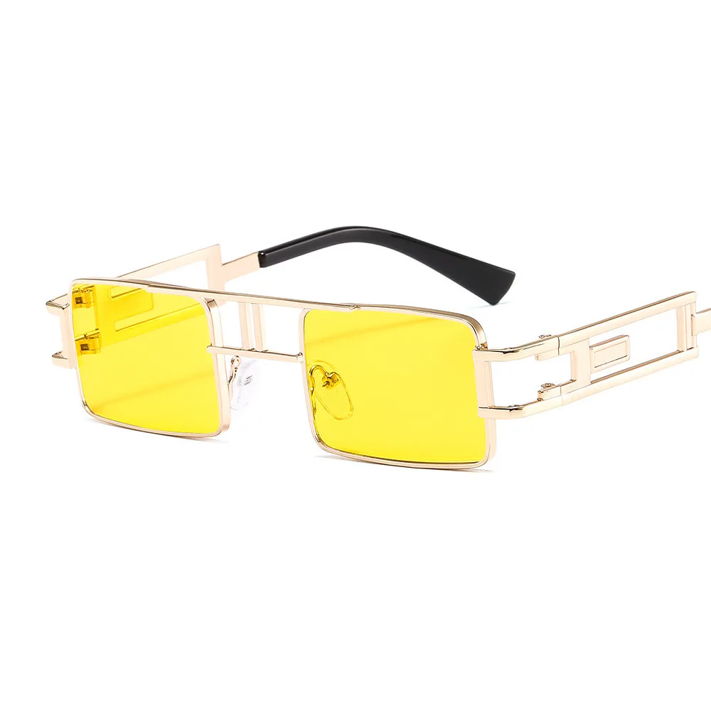 

Yellow Trending Buy Party New Fashion Square Shape Beach Promotion Womens Man Shades Sunglasses