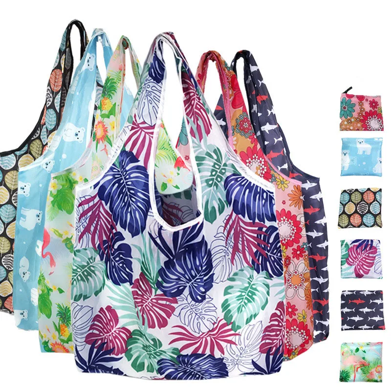 

Reusable Grocery Bags Folding With Pouch Custom Reusable Eco Friendly Grocery Tote Shopping Bag, As following or custom