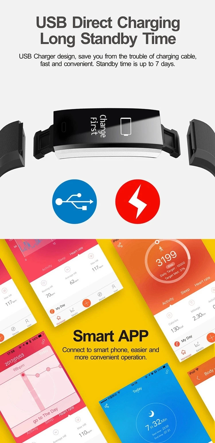 smart bracelet color