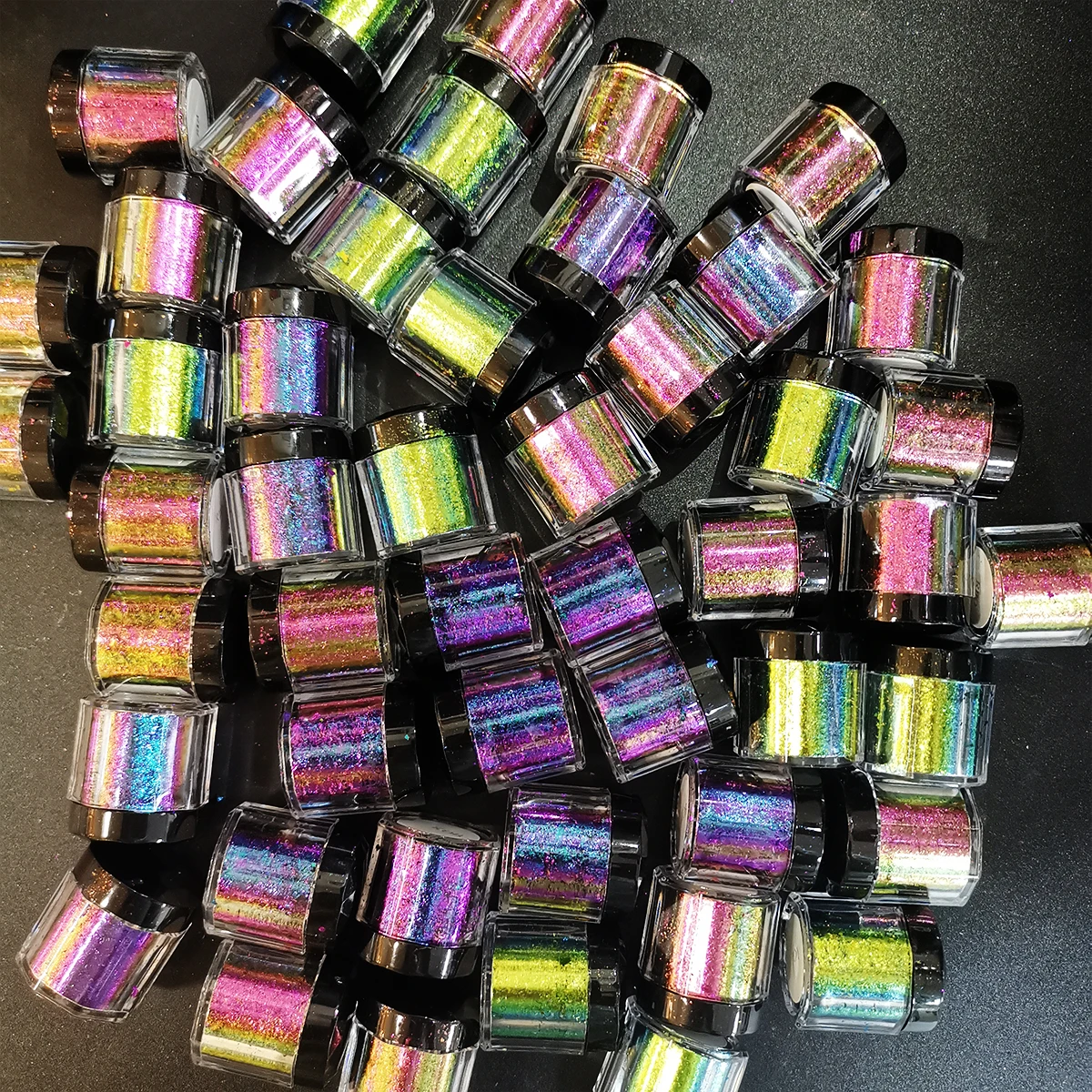 

Pearlescent powder chameleon flakes Makeup Color Changing Glitter flake, Muti-color