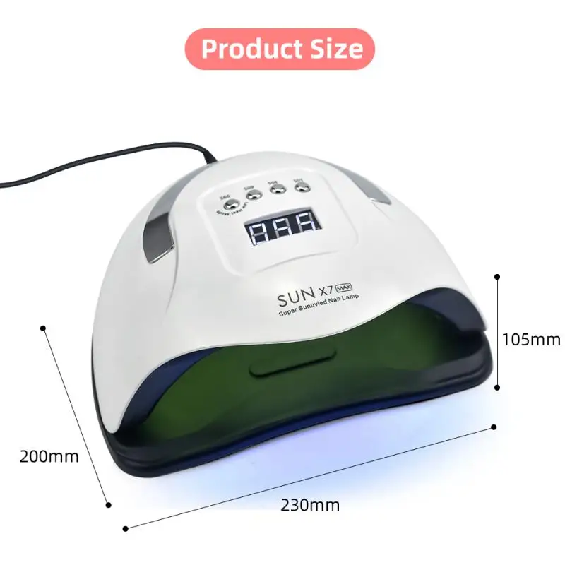 

Professional double light source no black hand lamp beads smart sensor sun uv lamp nail dryer