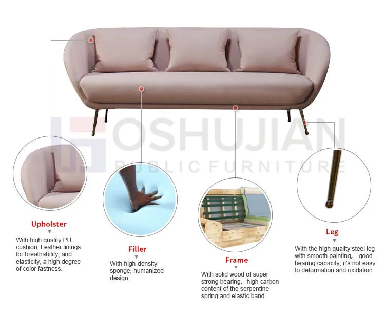 New design lounge office sofa classic couch