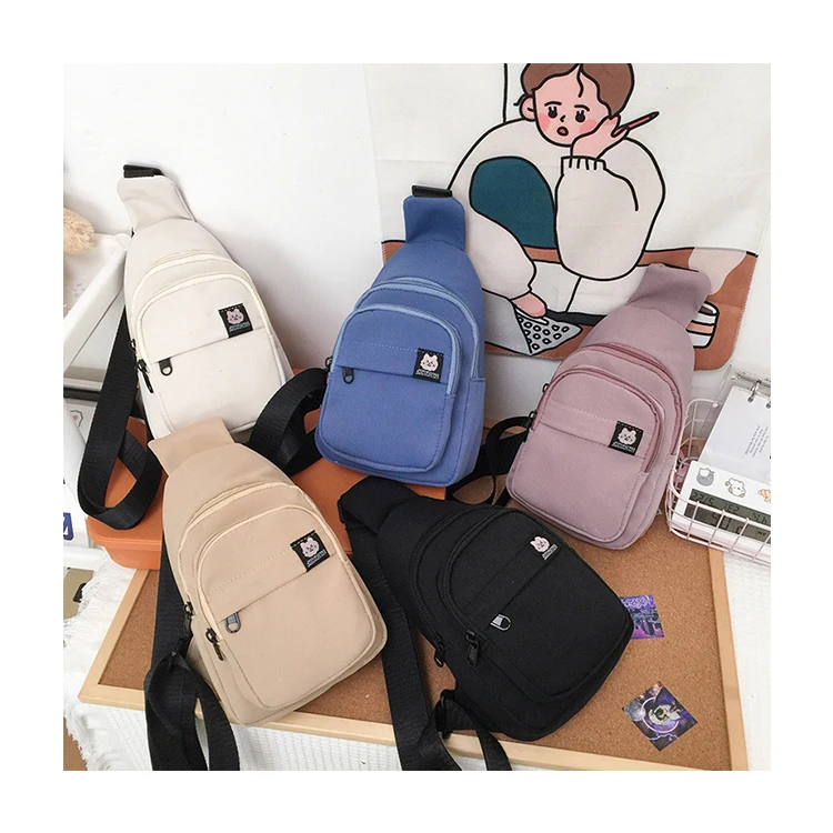 

Polyester Crossbody Bag Women Leisure Simple One-Shoulder Pack Outdoor Storage Messenger Bag, Customized color