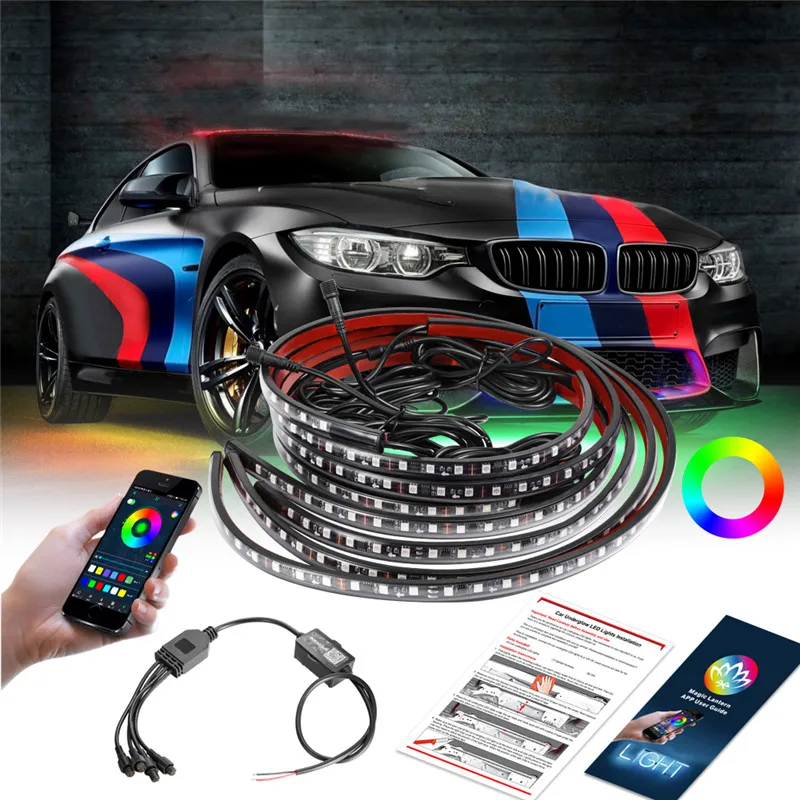

2x49 + 2x37 Inch Universal Color Shift Under Car Lights Underbody System Light