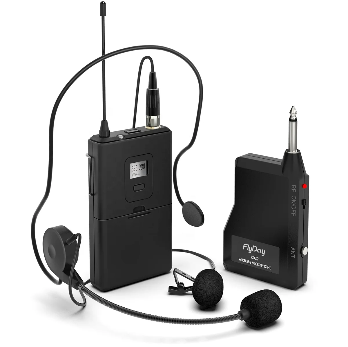 

OEM Cordless Microfone Mic Camera Headset Wireless System Lavalier Lapel Microphone For Camera Phone Teacher Public Speaking