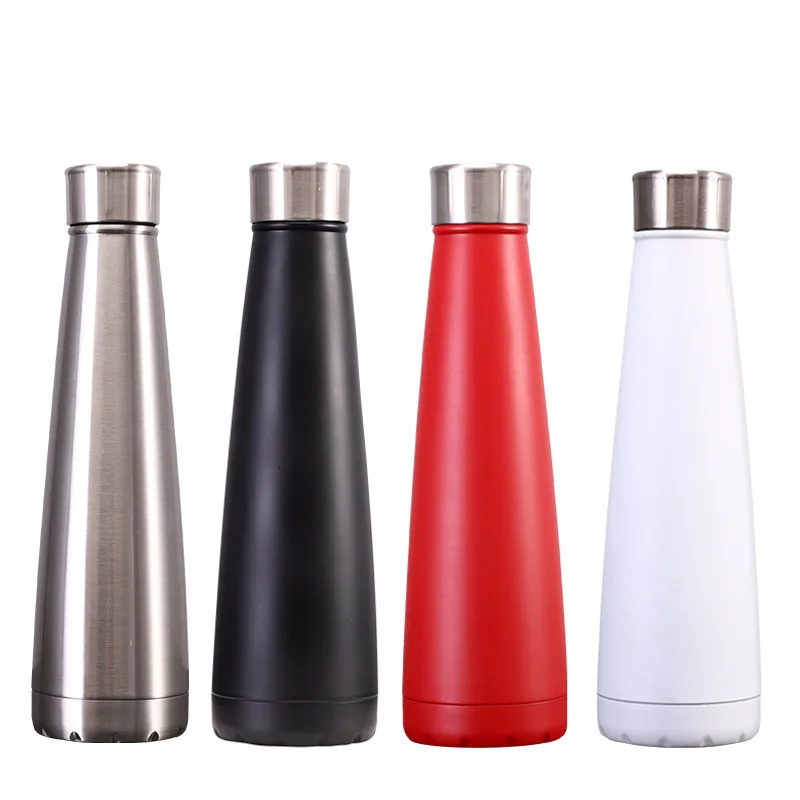 

News Sport Vacuum Cup Pyramid Shaped 304 Material Sports Stainless Steel Bottle 16oz Skinny Tumbler
