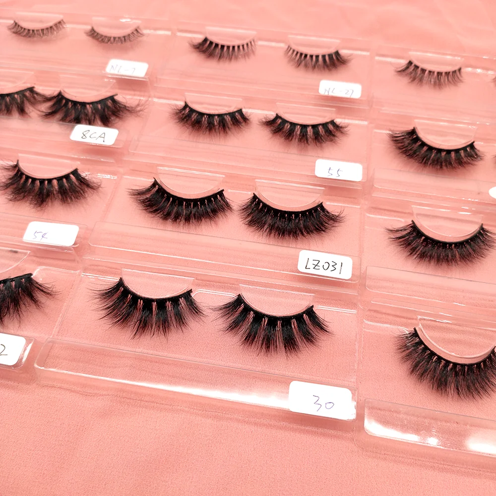 

100% siberian 3d mink fur eyelashes 25mm extra long lashes