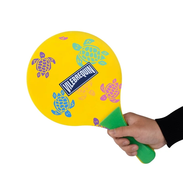 

BSCI custom beach sport game Plastic Beach racket set, Customized color