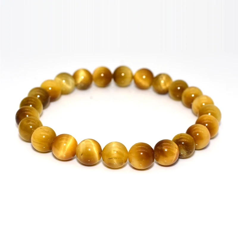 

Trade Insurance High Grade 6/8/10/12MM Natural Golden Tiger Eye Bracelet