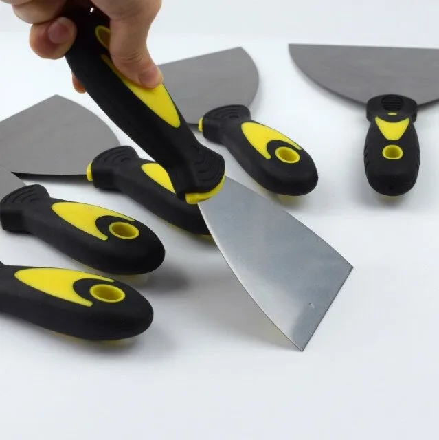 

2023 BiYu New Shape Carbon Steel Putty Knife Scraper Set Putty Knife Stainless Steel