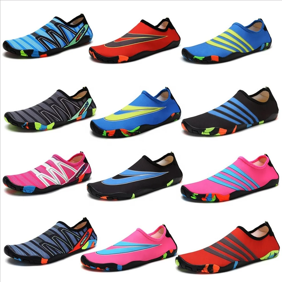 

Unisex rubber sole quick dry sneaker beach water aqua swim surf shoes, Picture showed