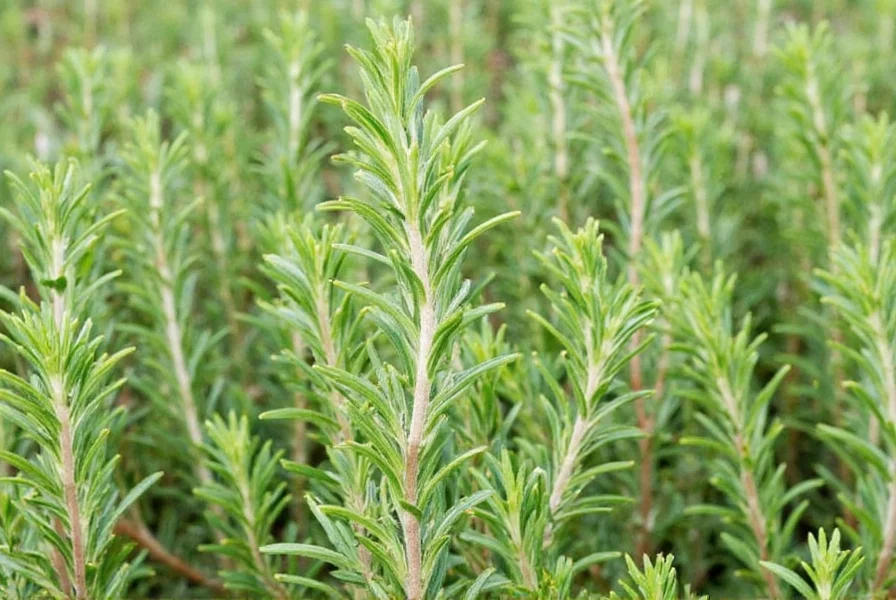 Rosemary sprigs on cutting board